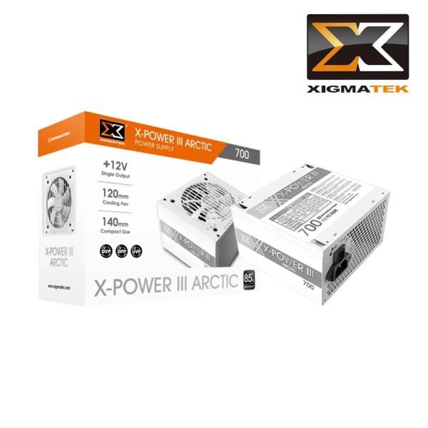 XIGMATEK X-POWER III Arctic Blanc 700W Alimentation PC ATX